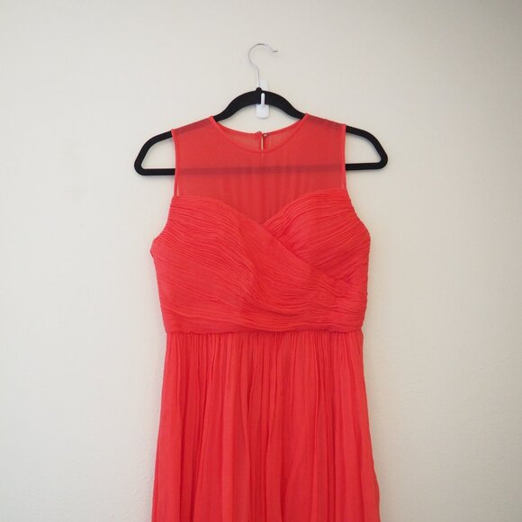 J. Crew Silk Chiffon Clara Sleeveless Dress sz 4 - Picture 3 of 6